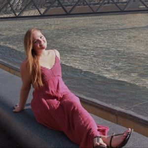 Pink/purple beachy maxi dress